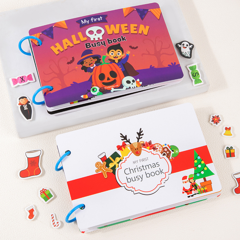 Kids First Education - Детская занятая книга Монтессори, подарок на